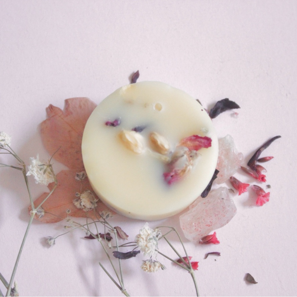 Handmade Aromatherapy Sacral Chakra Beeswax Wax Melts with Essential Oils
